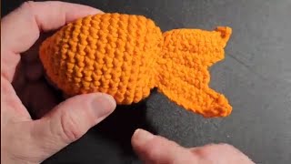 Fish Cat Toy Crochet Tutorial wipandchain [upl. by Onfroi]