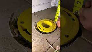 diy toiletrepair plumbing toiletry howto plumber automobile cleaning clean flange [upl. by Cailly500]