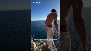 AMAZING PERFORMANCE  DODS 42 M tidjanidcs cliffdiving dods extreme 40club record dare [upl. by Atnauqal]