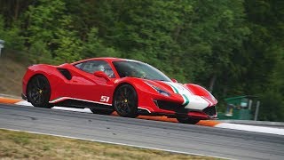 Ferrari 488 Pista Sound on Track [upl. by Ielerol250]