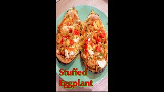 How I Stuffed Eggplant Recipe Shorts YoutubeShorts ShortVideos Brinjalstuffwithmozzarella [upl. by Gesner531]