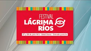 Entrevista Festival Lágrima Ríos con entrada libre y gratuita en el Antel Arena [upl. by Urquhart732]