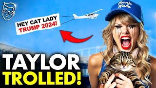 Taylor Swift SCREAMS As Team Trump Fly ‘TRUMP 2024’ Banners Over Her Concert  Swifties Salty Cry 🤣 [upl. by Vrablik]