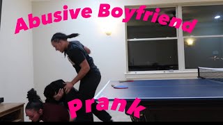 ABUSIVE BOYFRIEND PRANK ON MY BROTHER  he fights him [upl. by Pinsky]