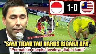 Komentar Lesu pelatih Malaysia Usai Timnya di pecundangi Timnas Indonesia U19 Di semifinal ❗ [upl. by Thomasa]