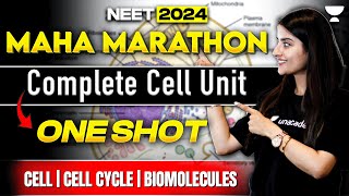 Complete Cell Unit in One Shot  Cell  Cell Cycle  Biomolecules  NEET 2024  Seep Pahuja [upl. by Odnavres]