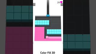 Color Fill 3D Level17colorfill3d colorfill puzzle gameplaywalkthrough viralshort short video [upl. by Lorianne293]