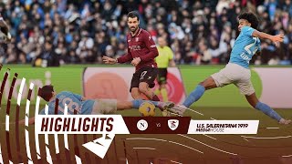 Serie A Tim 20232024  20ª giornata  Napoli  Salernitana 2  1  Highlights [upl. by Bajaj]