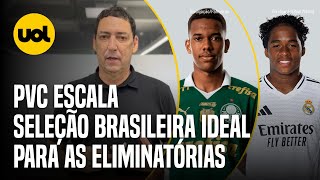 ESTÊVÃO DEVE JOGAR PVC ESCALA A SELEÇÃO BRASILEIRA PARA OS JOGOS DAS ELIMINATÓRIAS [upl. by Huntlee554]