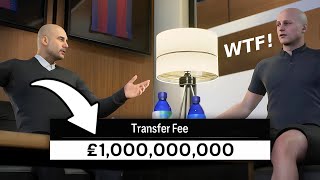 What Happens if you Buy a Player for 1 Billion in FC 24 Career Mode [upl. by Schumer]