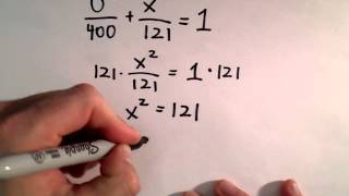 Conic Sections Ellipse  Find X and Y Intercepts [upl. by Kanor]