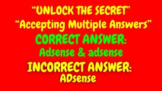 Unlock the Secret to Accepting Multiple Answers in Google Forms – 100 Working [upl. by Getter]