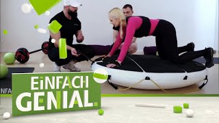 Aufblasbares Balanceboard Für das Ganzkörpertraining daheim  Einfach genial  MDR [upl. by Siriso]