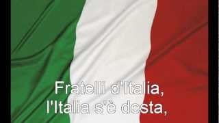 Inno nazionale  Inno di Mameli  Fratelli dItalia con testo with lyrics [upl. by Demott149]