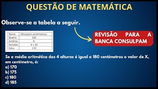 REVISÃO DE MATEMÁTICA [upl. by Anoyk]