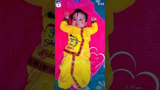 Chhote se Kanha ji 🙏🙏😘😘🙏Pyare Kanha jicute video [upl. by Golightly]