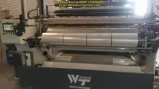 High Capacity 2000MM Stretch film Machine 10 tons Fast Production line 5 layer Stretch film machine [upl. by Eiderf]