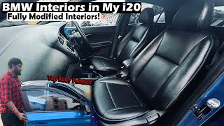 BMW Interiors in My i20  MODIFIED  Uthra [upl. by Thane]