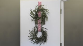 wreath hanger  Hang two wreaths on your door [upl. by Naujd260]