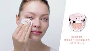 Dior  Dreamskin Moist amp Perfect Cushion Tutorial [upl. by Kciremed]