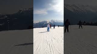 MAYRHOFEN Zillertal Austria  Favourite Blue Ski Run  Spring March 2022  GoPro Hero 8 [upl. by Alessandra]