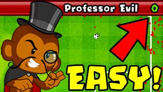 How to Beat The NEW Professor Evil Challenge in BTD Battles  Week 33 [upl. by Eiryk]