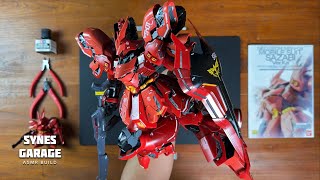 Sazabi “Ver Ka” Master Grade 1100  ASMR BUILD  Bandai [upl. by Divaj619]