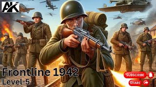 Frontline 1942 Battles of the World War 2 Level5 Gameplay PC [upl. by Gustie141]