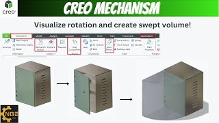 Creo Mechanism tutorial  Motion Envelope  Motion Analysis  Servo Motor [upl. by Elnore]