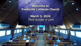 March 3 2024  Fredsville Lutheran Church Worship [upl. by Ezequiel]