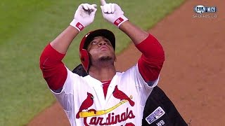 NLCS Gm2 Taveras hits pinchhit gametying home run [upl. by Savanna]