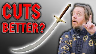 Do curved swords cut better than straight swords [upl. by Philoo]