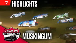 Freedom 60  Lucas Oil Late Models at Muskingum County Speedway 7624  Highlights [upl. by Cormack]