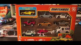 New 2024 9 pack Matchbox unboxing and review Bugatti [upl. by Ocirema239]