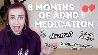 my ADHD medication  8 month elvanse and amfexa effects symptoms experience [upl. by Eiliak643]