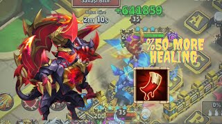 New Talent Blood Hunt Serratica🐲  P More Healing  641859 SP  Serratica Kan Avı  Castle Clash [upl. by Ocsinarf493]