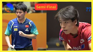 Shocking Game  SemiFinal  LIN Shidong China vs SHONOZUKA Hiroto Japan  Asian Championships [upl. by Eriam757]