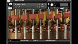 Sound Dust Prepared Pianet for Kontakt5 talkthrough [upl. by Asirram]