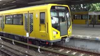 UBahn Berlin  UBahnhof BiesdorfSüd U5 HD 1080p [upl. by Esilana]