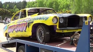 Ringwood Raceway  All Jaguar National Bangers 2017 [upl. by Nalyt]