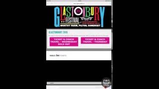 The Refreshinator in the Glastonbury tickets resale FULL video 10 seconds onto site [upl. by Kciv]