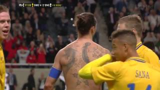 HD Ibrahimovic amazing goal vs England English commentary [upl. by Jacquet]