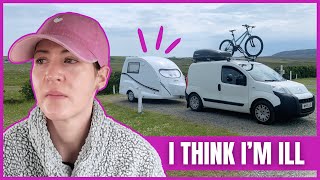 Sick But Onward Traveling to our 10th campsite in Stornoway  Outer Hebrides Part 28  VLOG 47 [upl. by Yrrol]