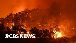 Wildfire near Sacramento California torches more than 2000 acres [upl. by Rapp]