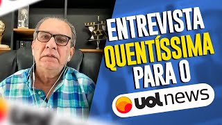 ENTREVISTA QUENTÍSSIMA PARA O UOL NEWS [upl. by Edaw]