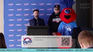 Stockton Ports Press Conference  Splash is back [upl. by Fanechka]