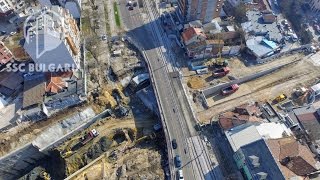 Sofia Metro Line 3 st 14 depot TBM  Метродиаметър 3 ст 14 и метро депо 2132017 [upl. by Weinert869]