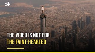 Meet The Woman Who Stood On Top Of Burj Khalifa In Viral Emirates Ad [upl. by Flo93]