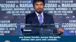 Margarito se burla del entrenador de Pacquiao [upl. by Modestia]