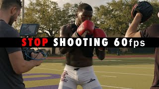 BEST Sports Camera Settings STOP Shooting in 60fps [upl. by Iluj]